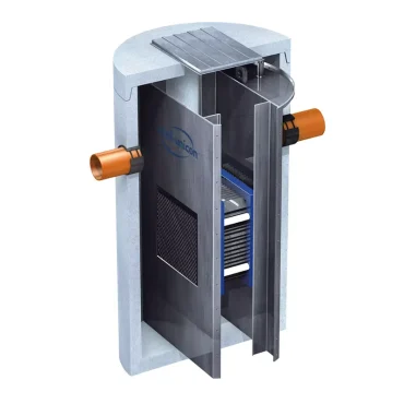 Separator lamelowy z osadnikiem ESL-ZH
